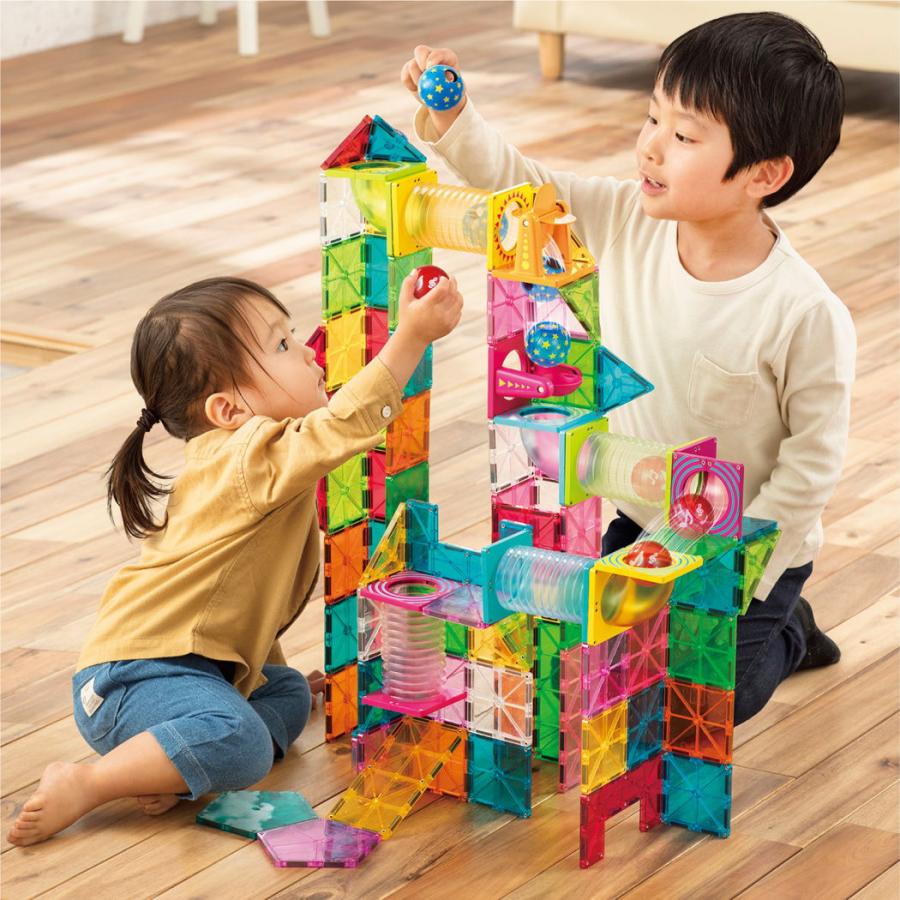 🔥🔥【日本直送《PEOPLE》Pythagoras 磁石積木 智能球類軌道豪華組 DX】