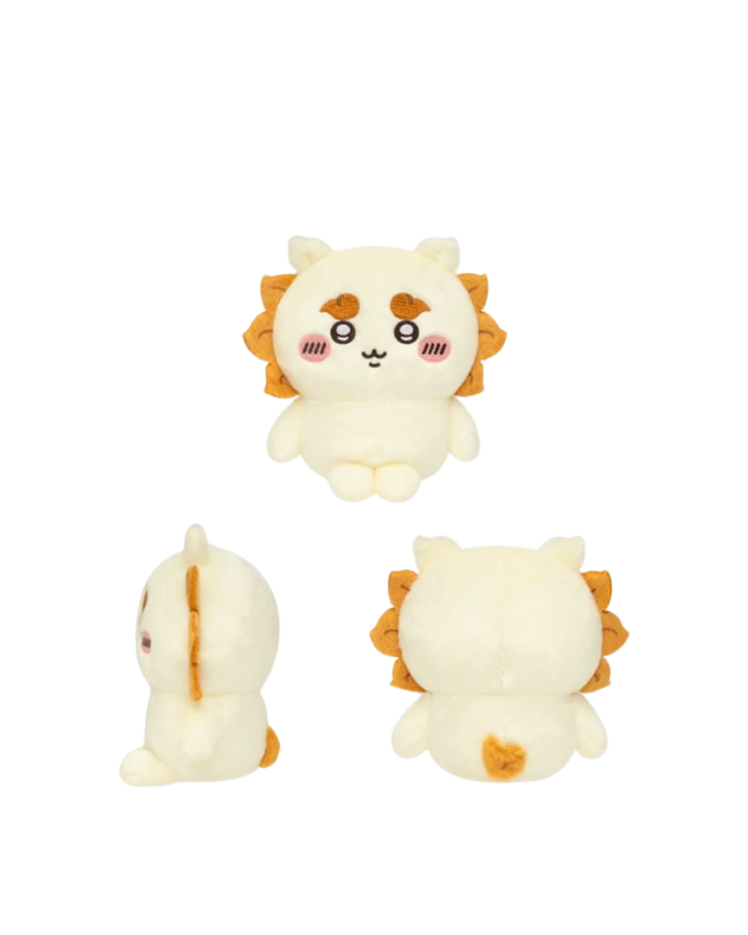 【Apr3日版官方】Chiikawa 稍微擺姿勢的毛公仔 - 風獅