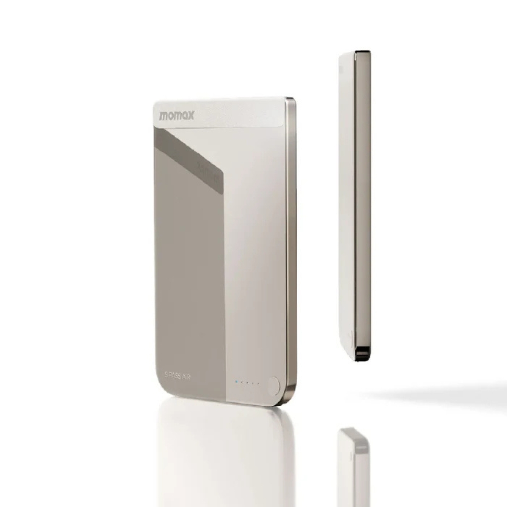 【CCC安全認證】Momax 1-Power S.Pass Air 5000mAh 磁吸流動電源 IP180 香港行貨