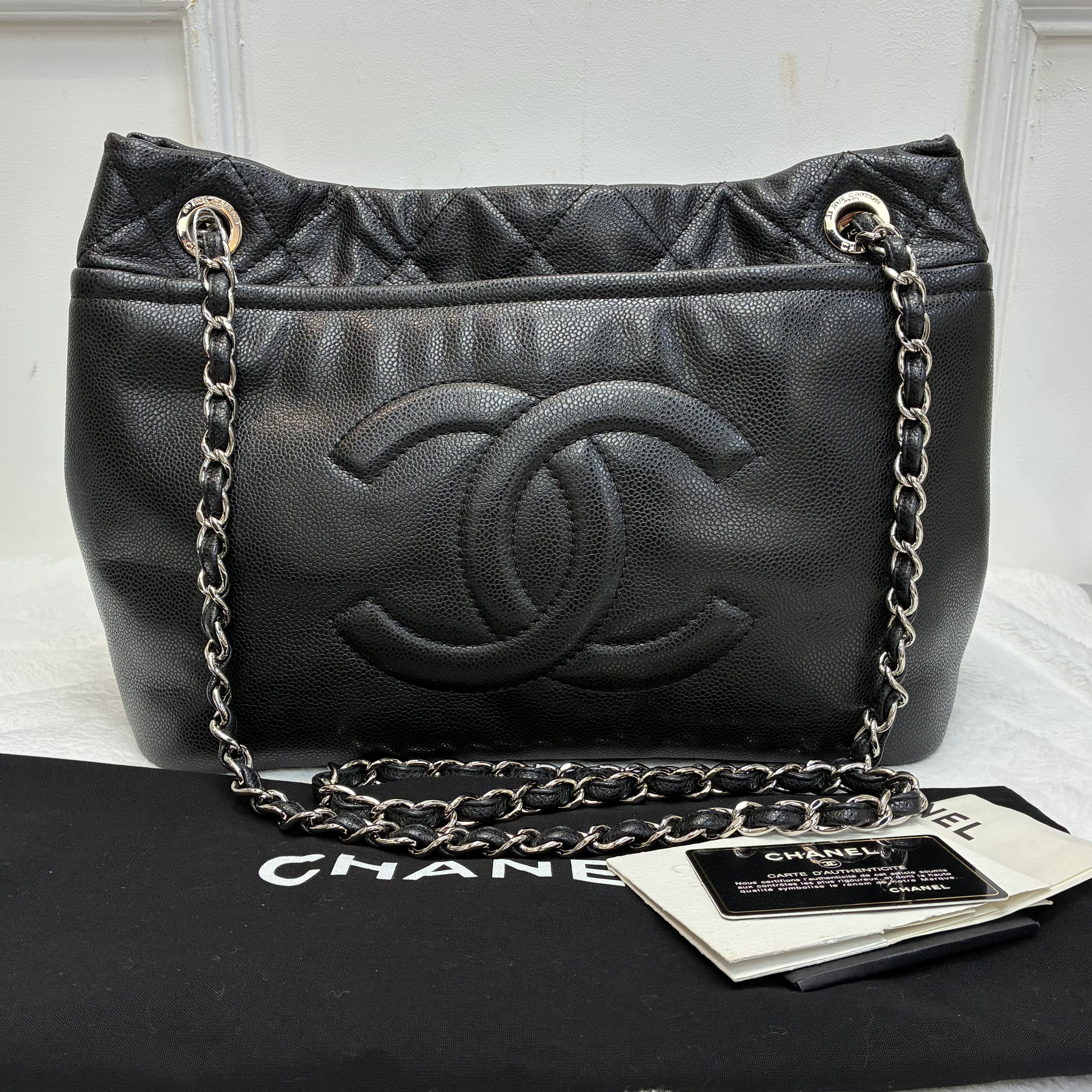 Full Set Chanel CC鏈條托特包