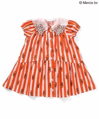 🇯🇵預訂 日本直送🇯🇵Apres les cours x Miffy系列兩色人物滿印條紋翻領連身裙