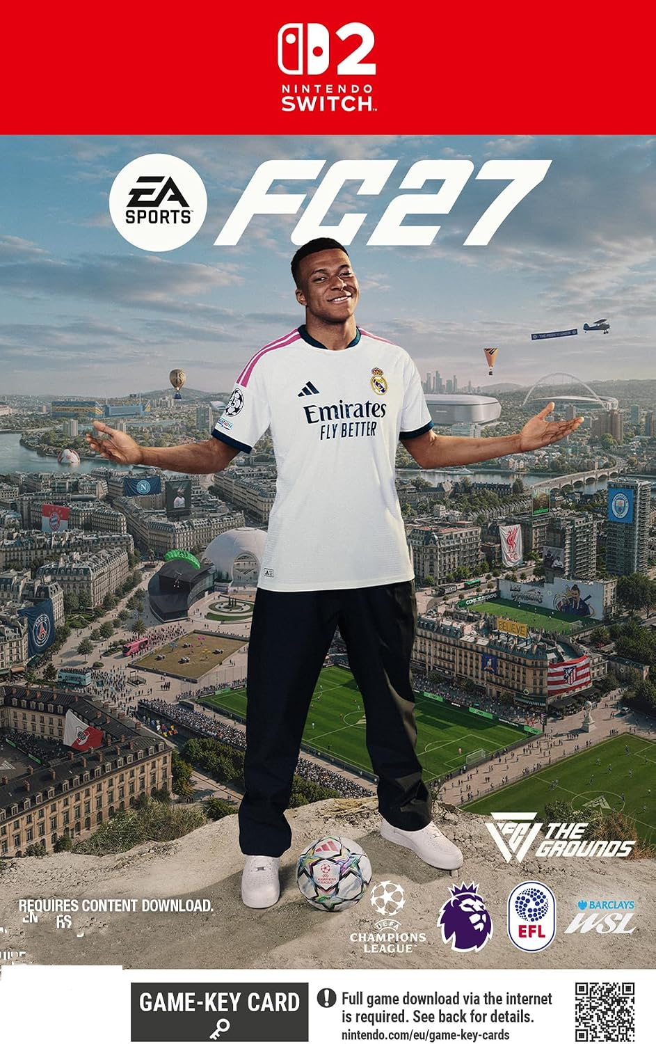【預售 25/9】**日本版** SW2 EA Sports FC 27 中/英/日文  (日文封面) PO0950