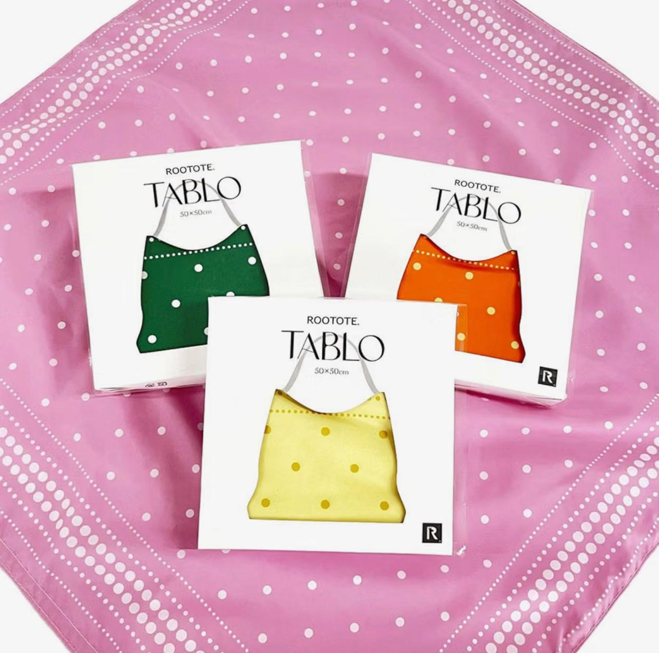 【ROOTOTE】TABLO 50超輕量絲巾袋系列-波點（7色可選）