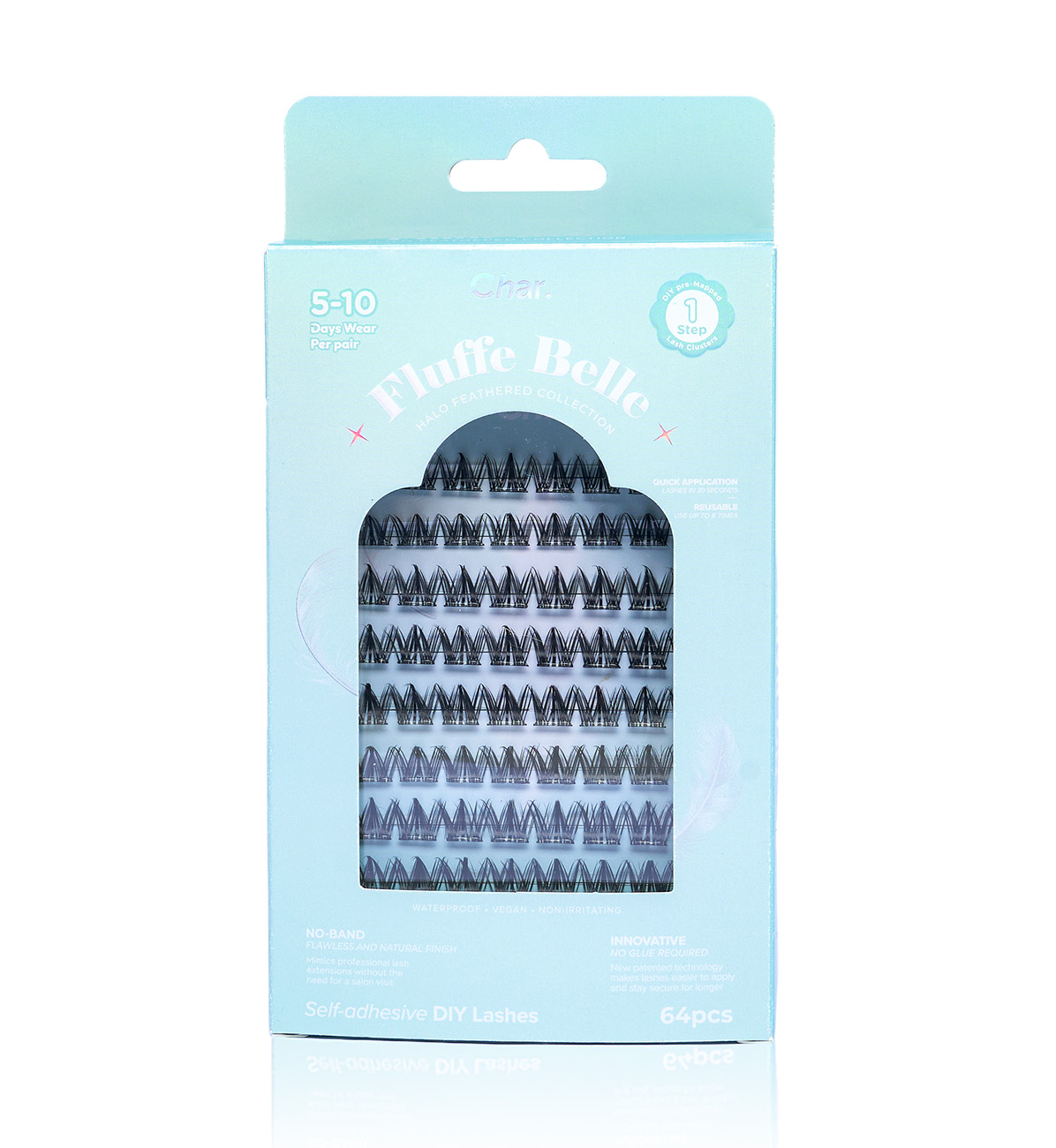 Char. Halo Feathered系列羽霧假眼睫毛（Fluffe Belle 64PCS）