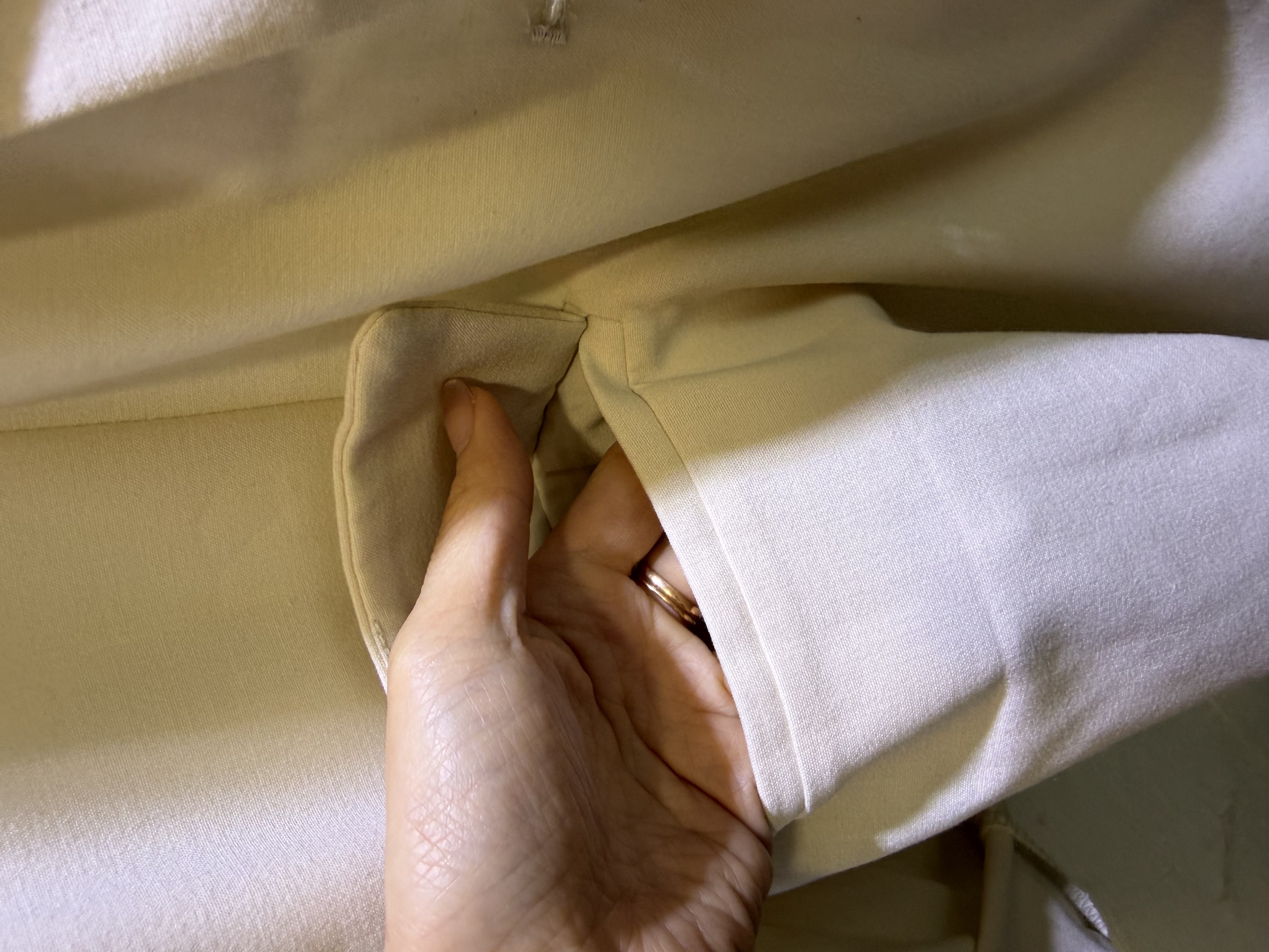 優雅米白色博款西裝外套