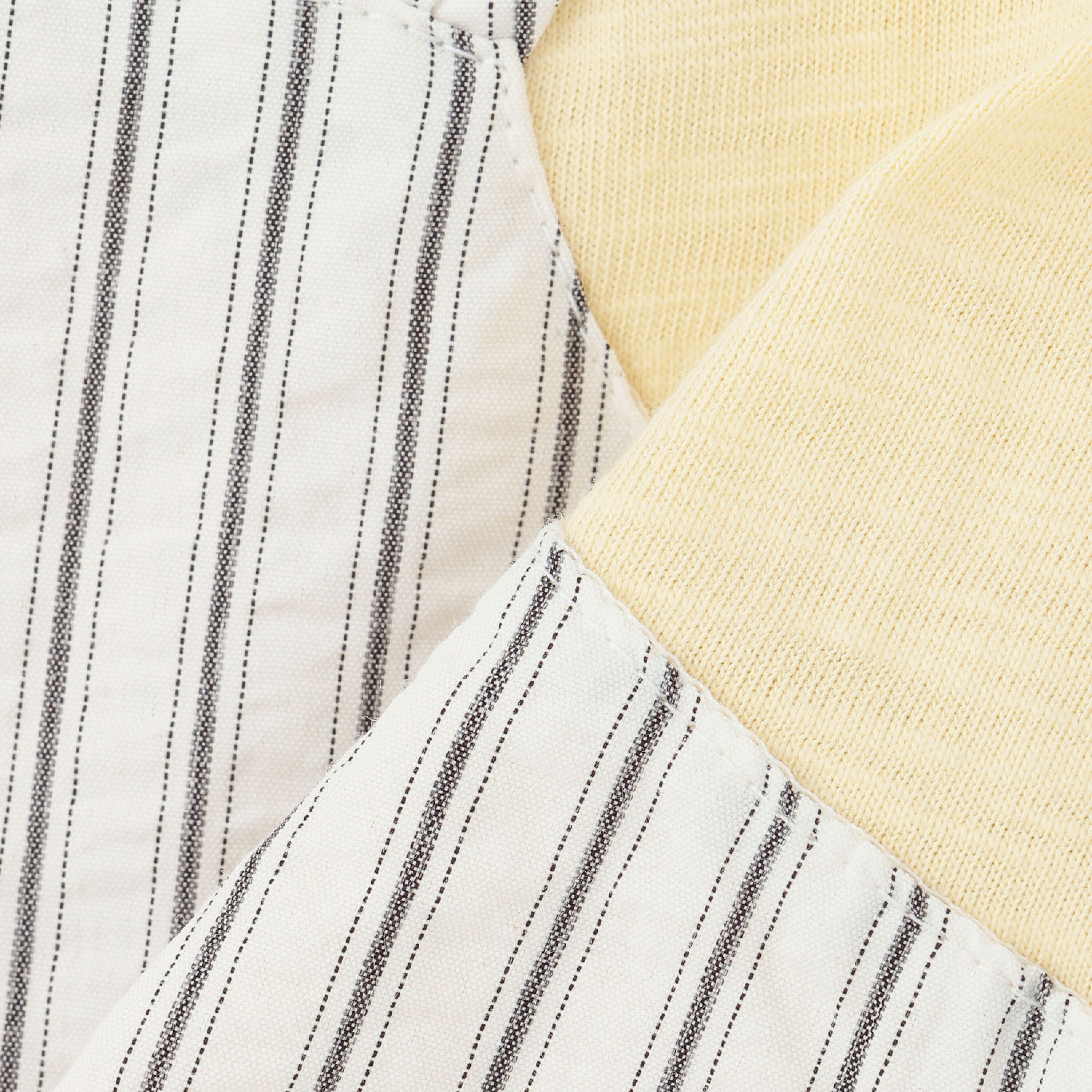 🇯🇵預訂 日本直送🇯🇵Petit Main兩色格紋條紋口袋吊帶短袖包屁衣