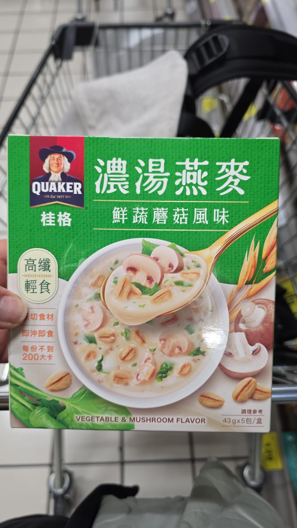 桂格 濃湯燕麥 鮮蔬蘑菇