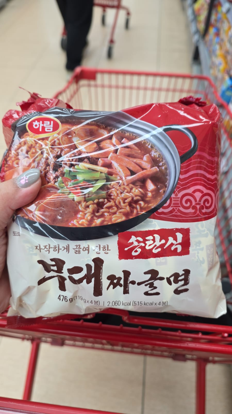 韓式部隊鍋風味的泡麵