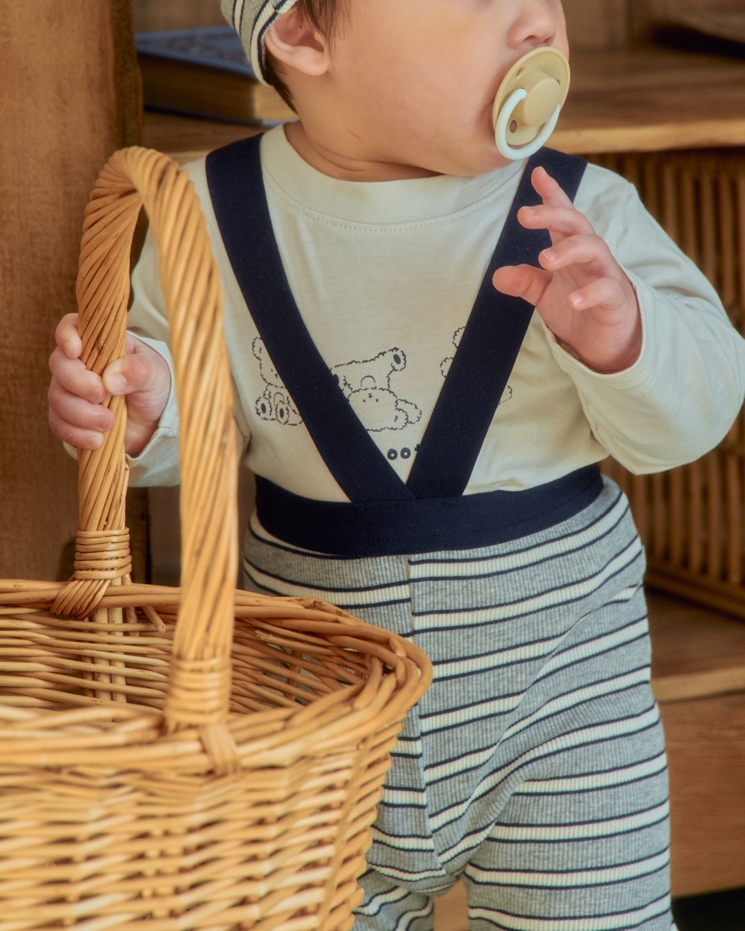 🇰🇷Oottbebe suspender leggings