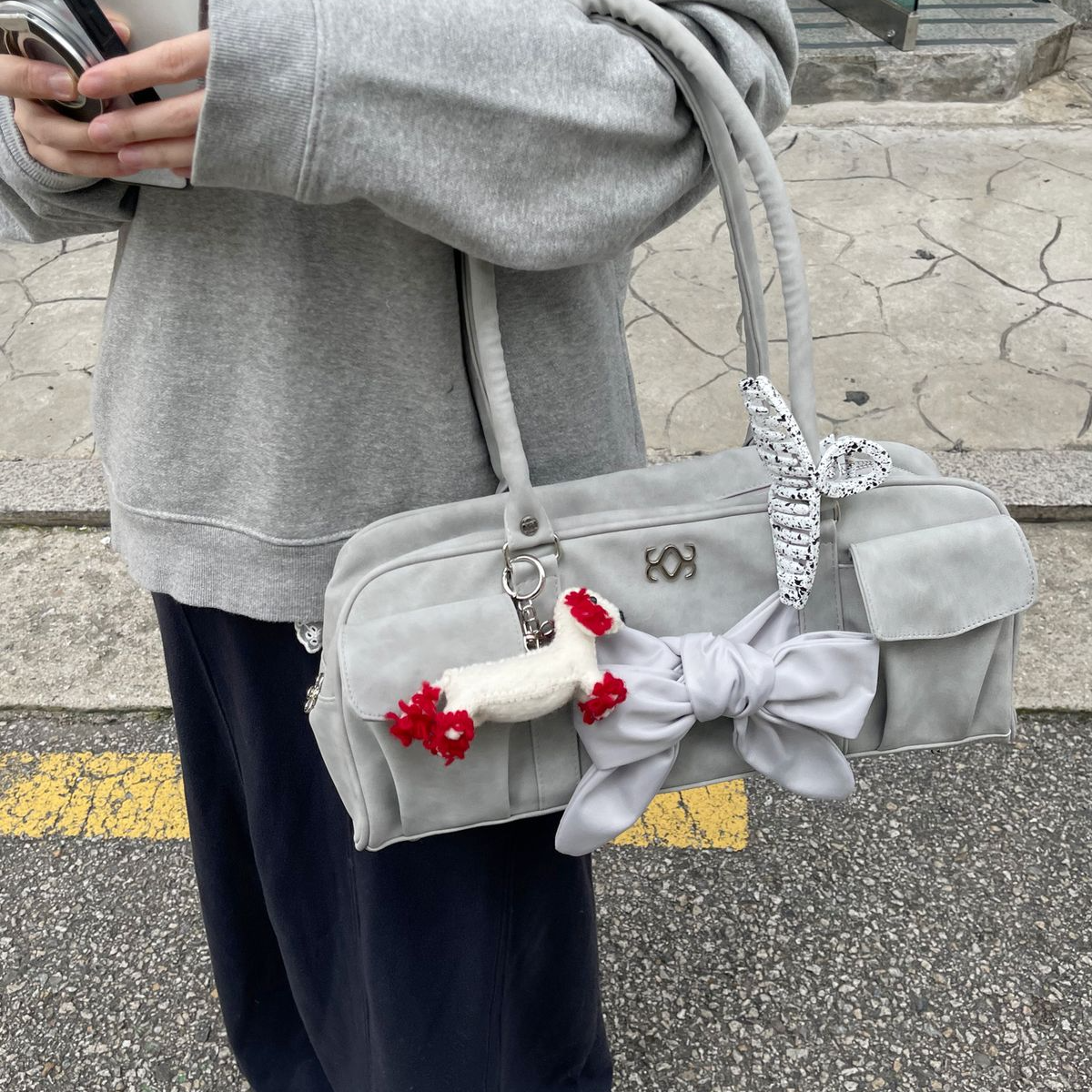 [Siweol107] Bow Pottie Bag (3種)