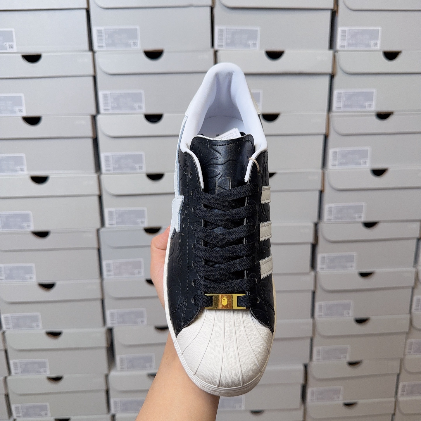 Adidas Superstar Atmos x BAPE 25th Anniversary JQ3666