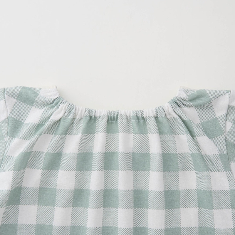 🇯🇵預訂 日本直送🇯🇵Sanrio兩色人物印花領格紋短袖上衣