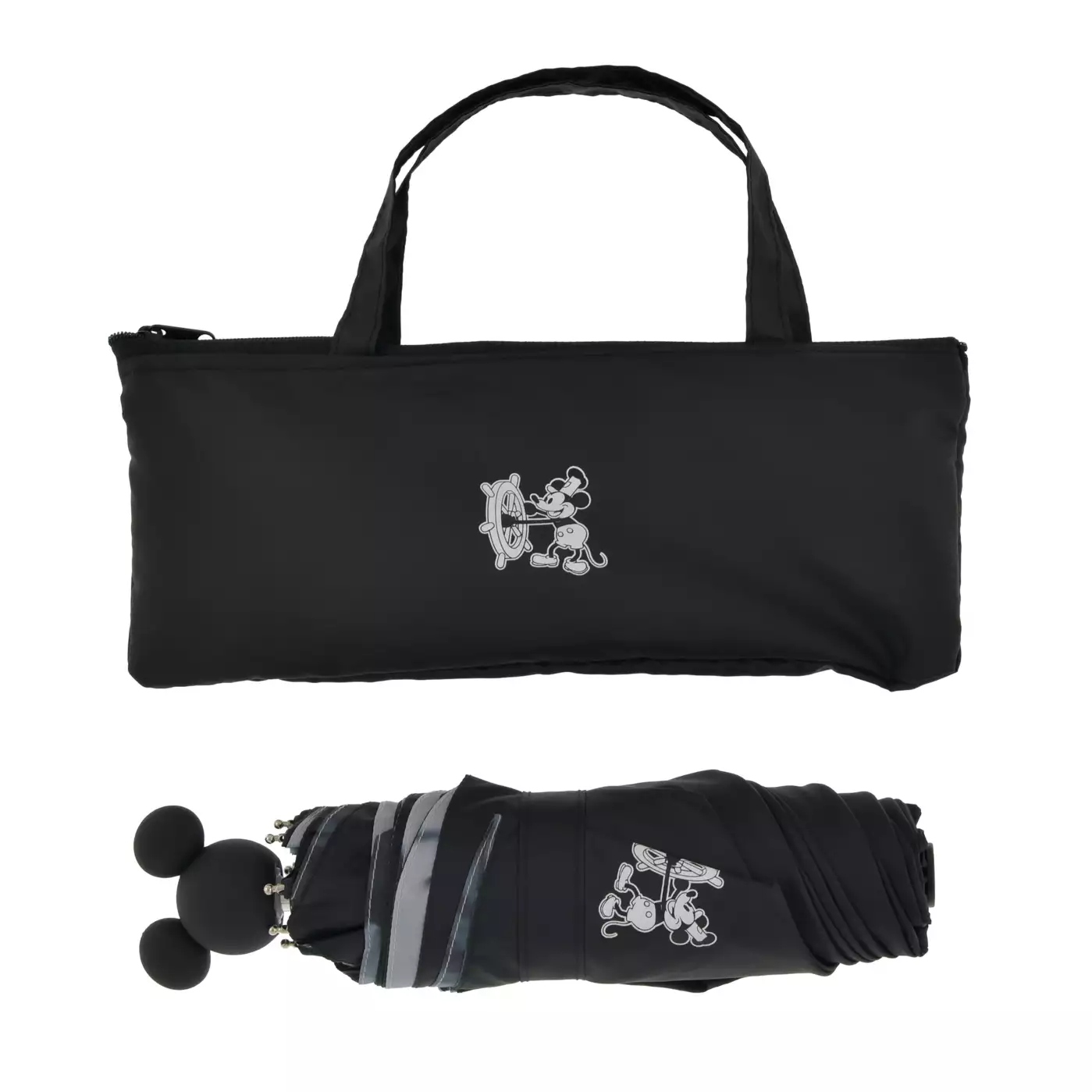 🌸 【預訂】Mickey(with a Pouch) UV縮骨遮 - SHINY DAY