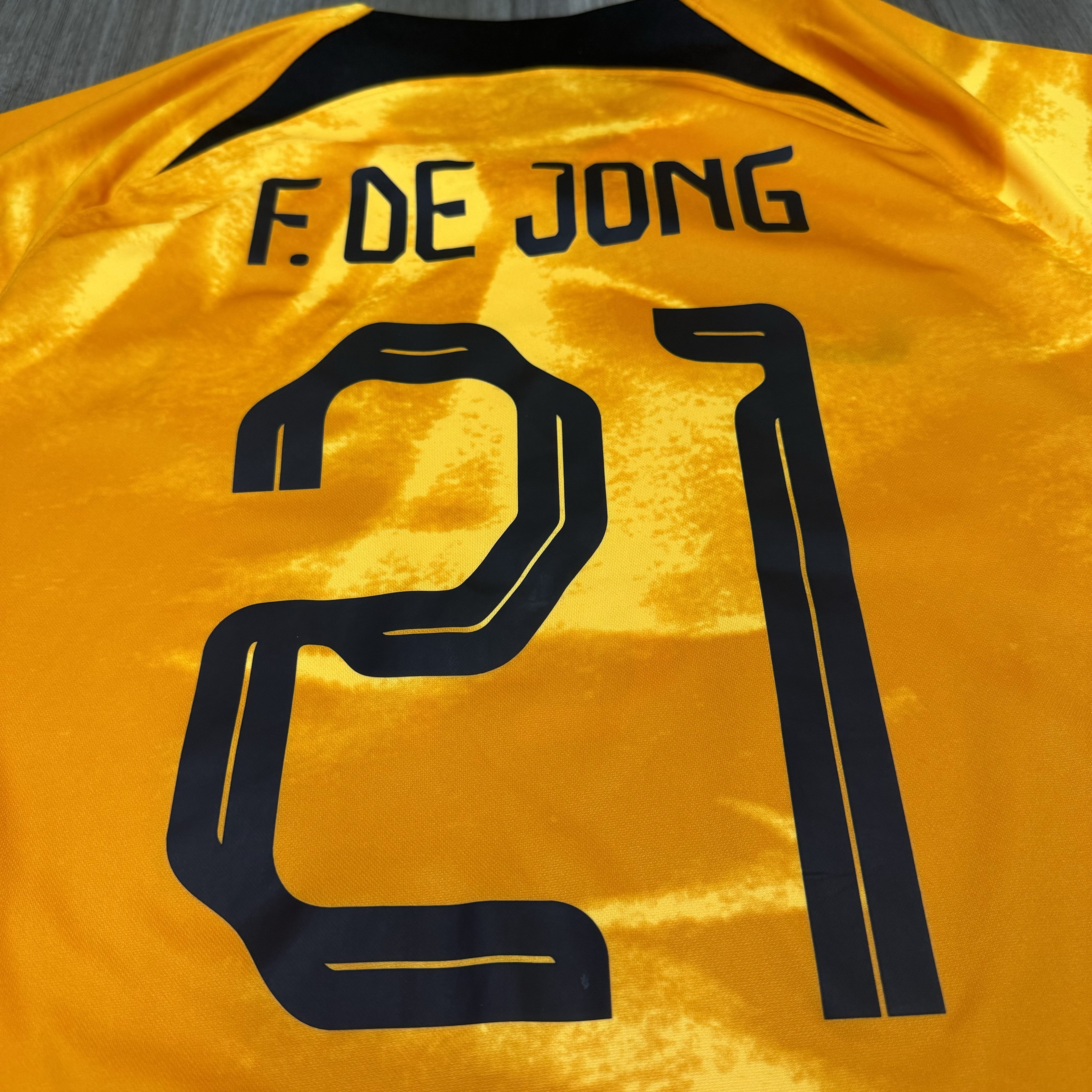 Holland World Cup 2022 home shirt #21 F.de jong