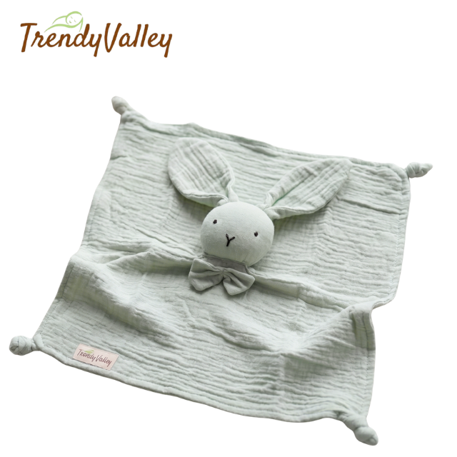 Trendyvalley Organic Cotton Muslin Security Blanket