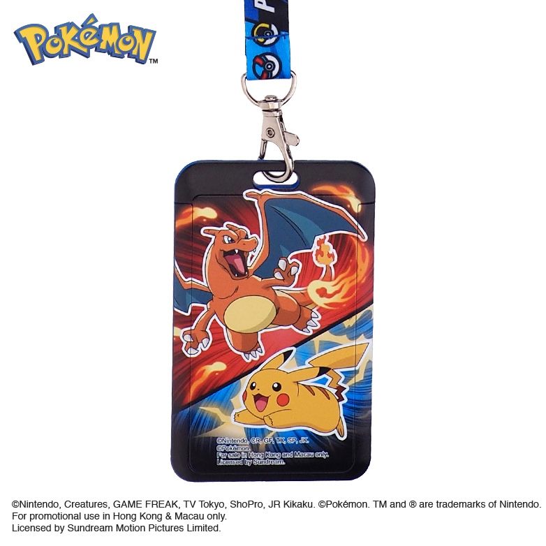 Pokémon Plastic Card Holder w/ Neck Strap 証件套連頸繩