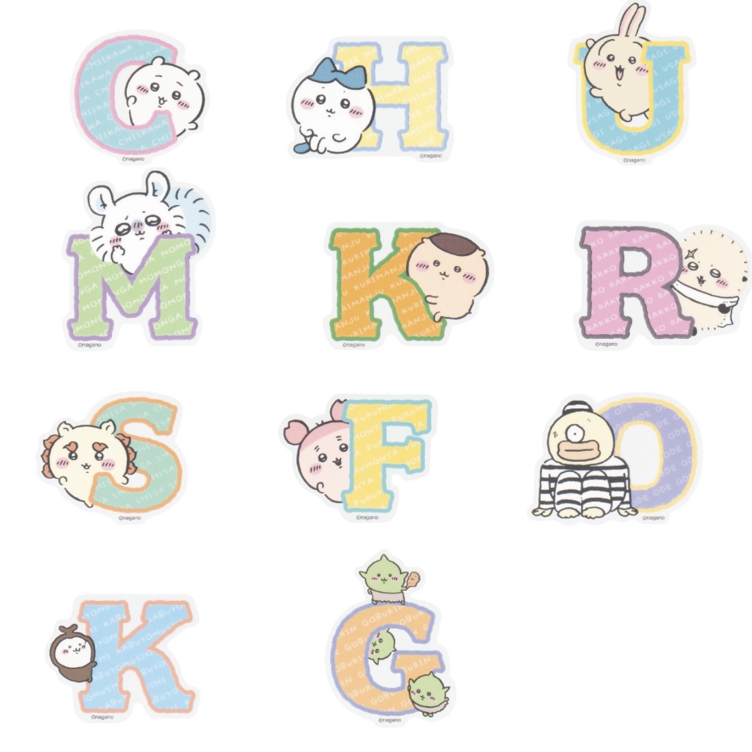 Chiikawa Park 限定 貼紙｜預訂