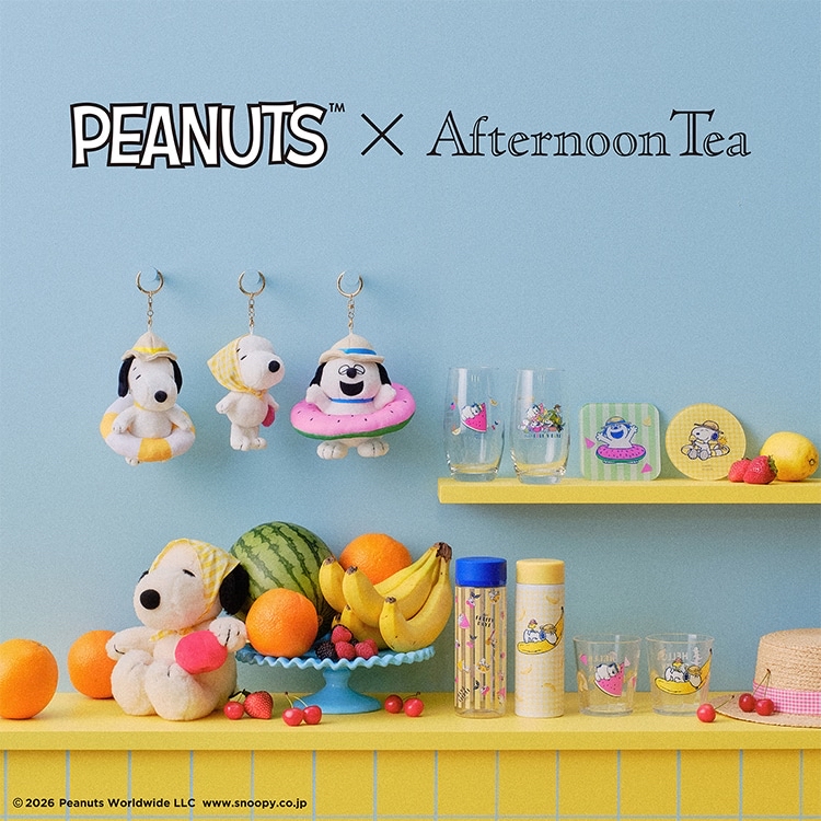🌸 【預訂】afternoon-tea x Peanuts 🍇Fruit Day-折疊環保袋