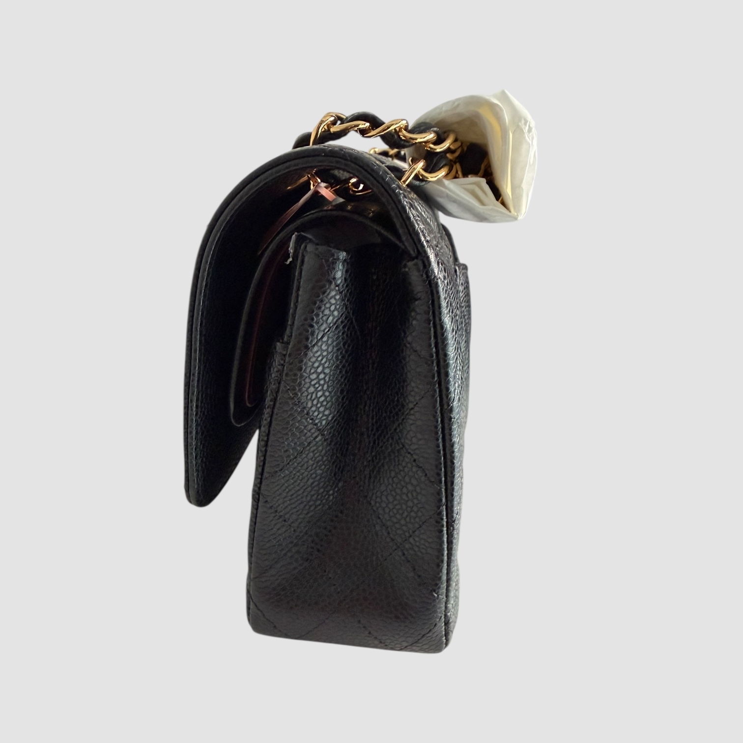 Chanel Caviar CF25 荔枝皮金扣