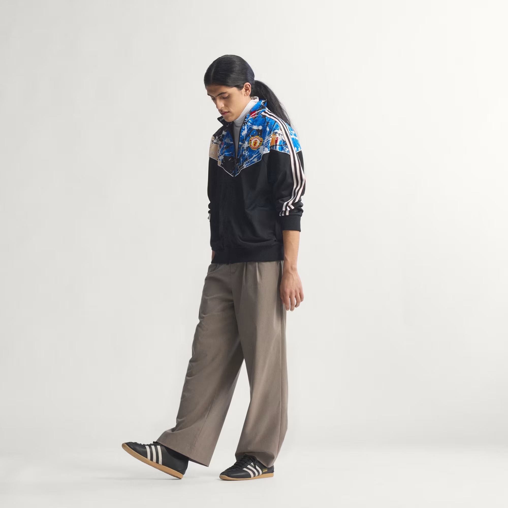 🎶⚽Adidas Manchester United 曼聯 × Stone Roses 進場外套 JZ7094