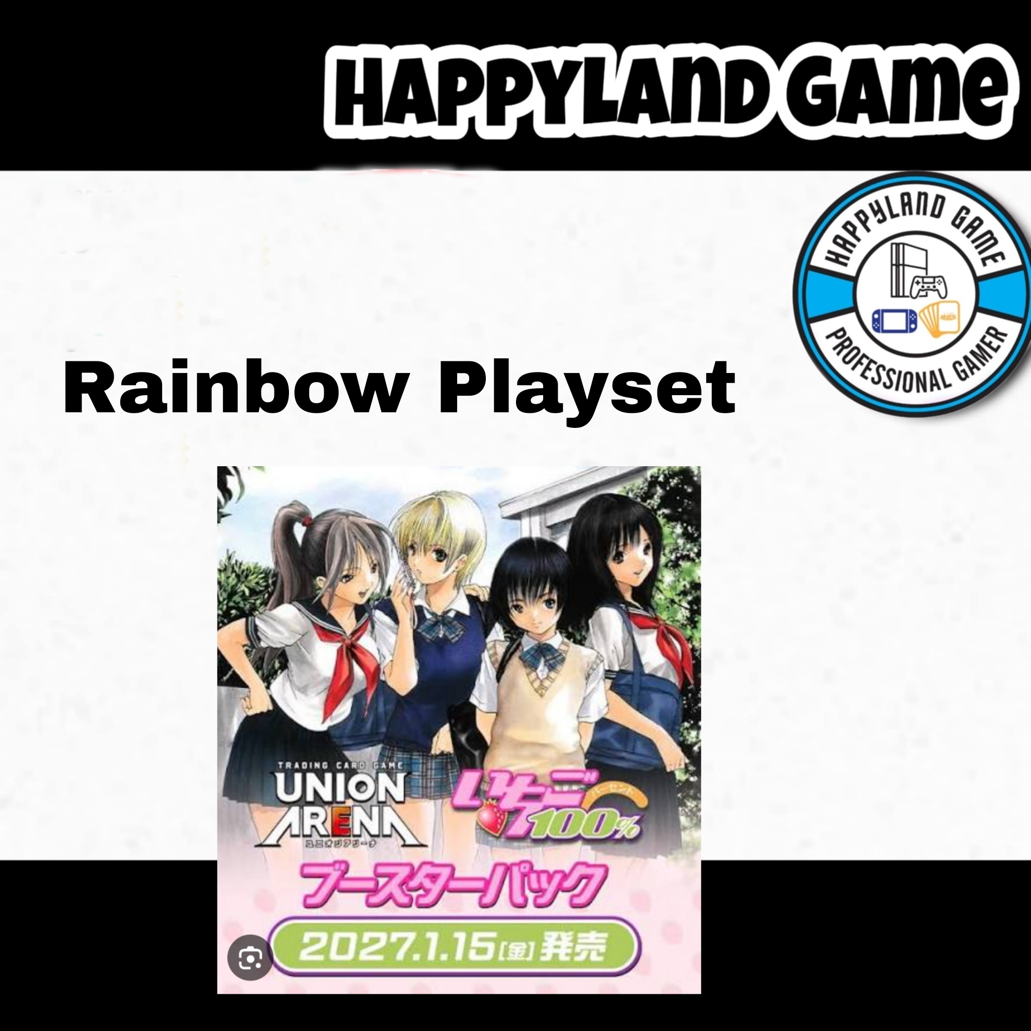 Union Arena Card Game Rainbow Playset - Strawberry 100%(UA60BT)(Pre-Order)
