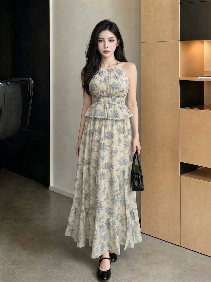 Floral Summer Skirt Set M232