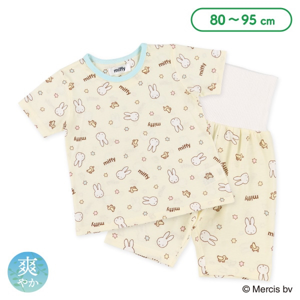 🇯🇵預訂 日本直送🇯🇵 Miffy藍邊滿印包腹短袖家居服上下套裝