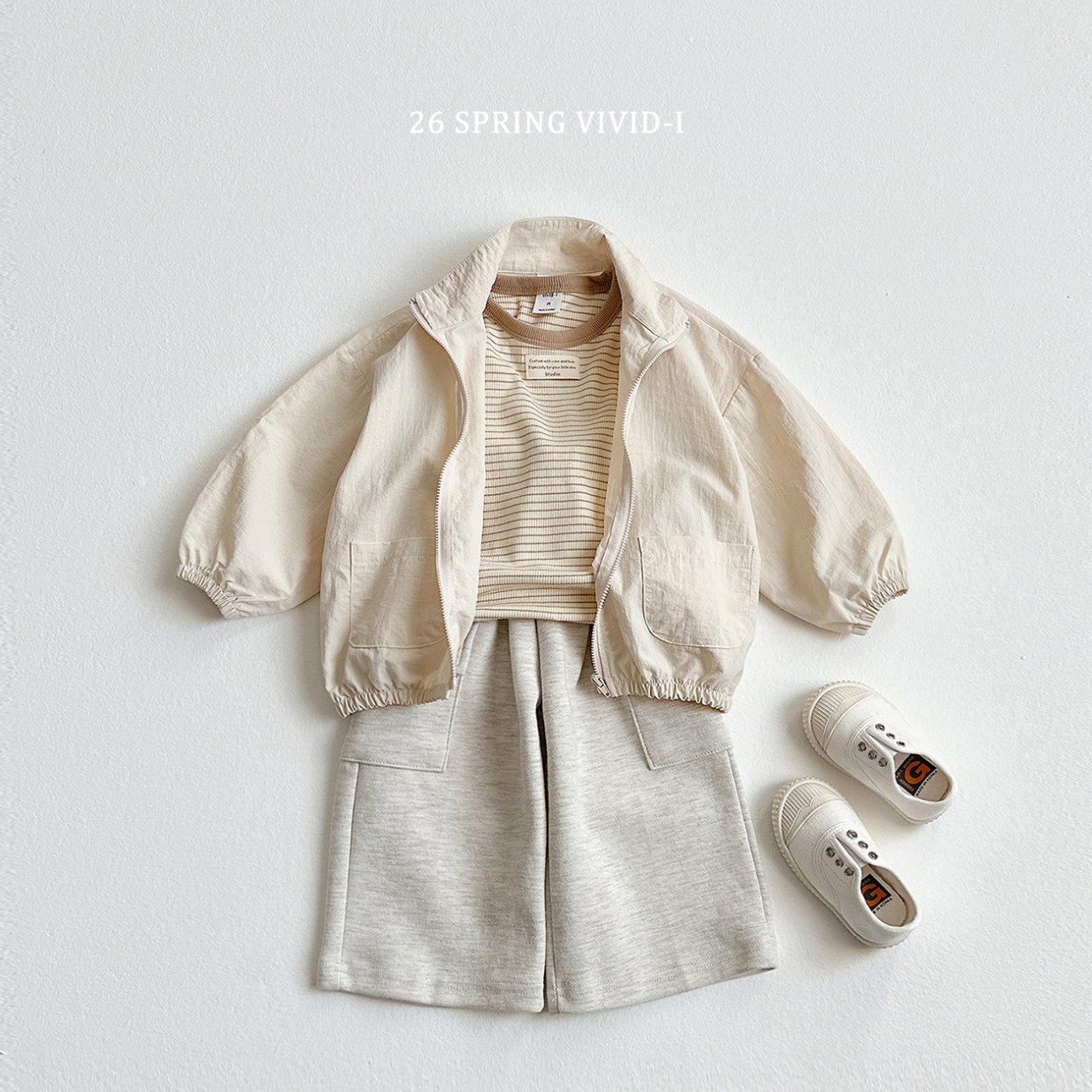 🌸預訂 韓國直送🌸🇰🇷VIVIDI四色寬鬆工裝闊腳運動褲