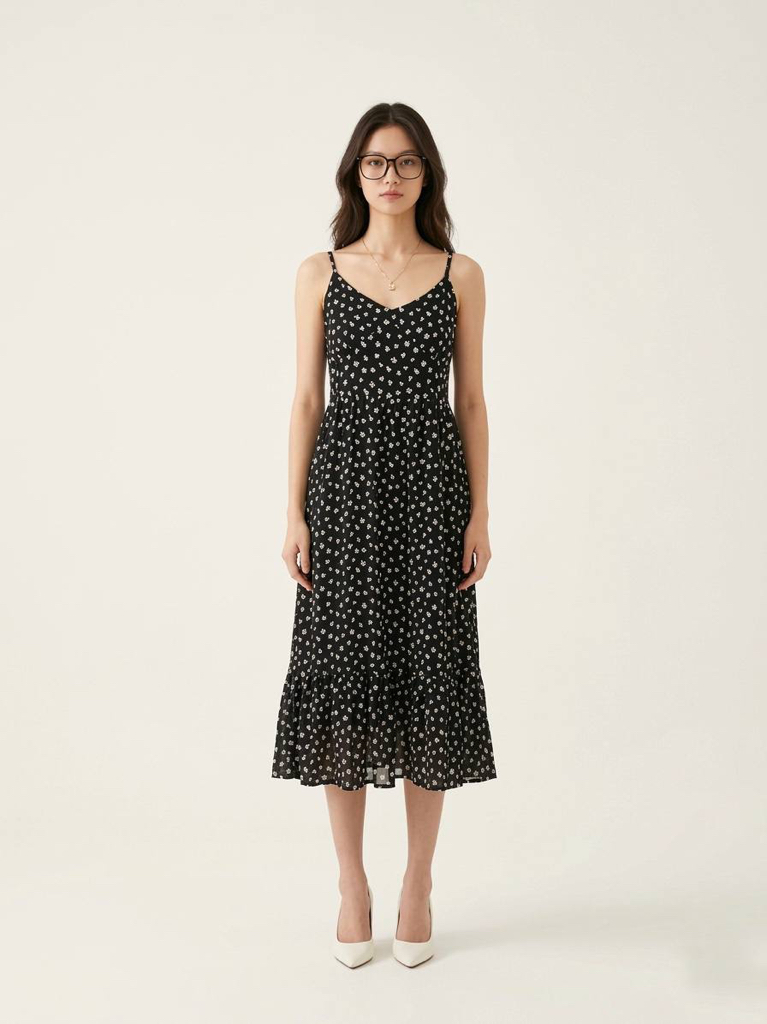 W6033 - Minimal Bloom Dress