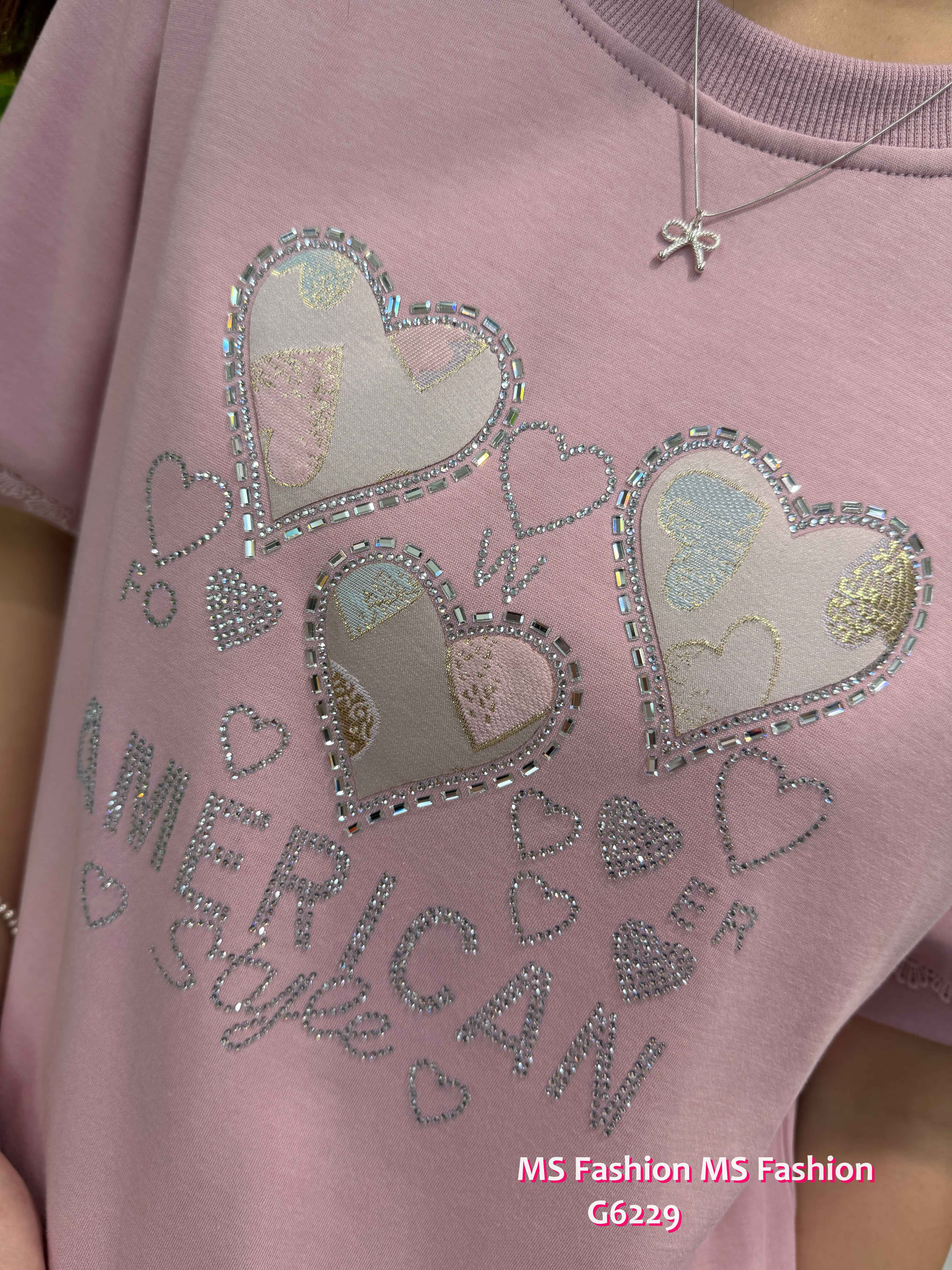 G6229 韓國🇰🇷閃石心心top