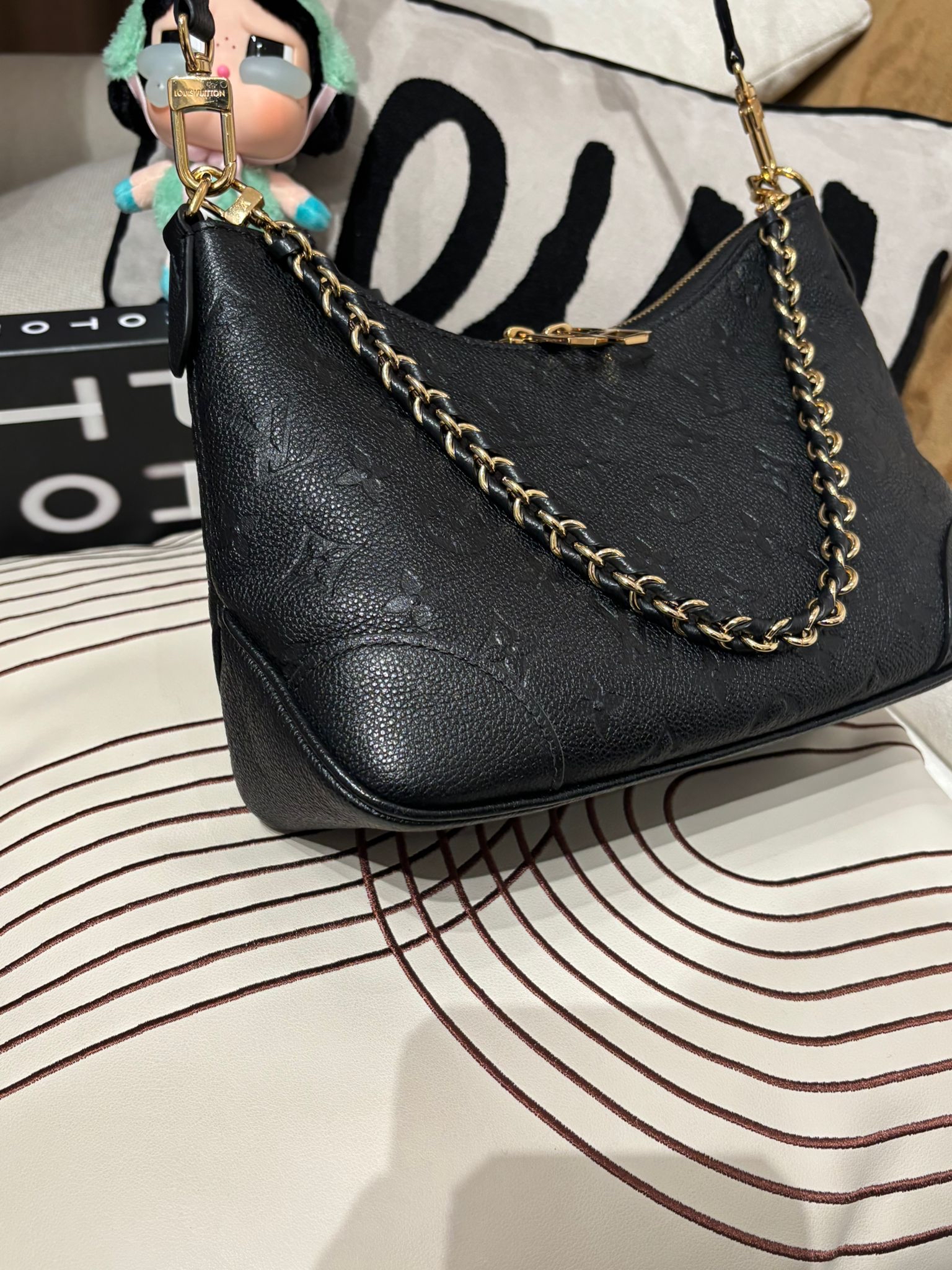 LV Boulogne PM M12930 黑色牛皮100%Authentic, 95%New ✅NFC ✅Strap✅Dust bag