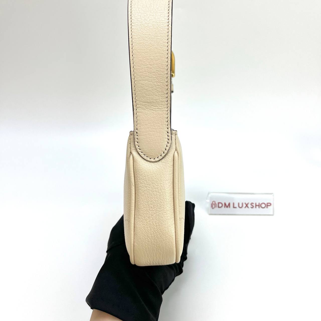 Gucci Cream Mini Aphrodite Shoulder Bag GHW