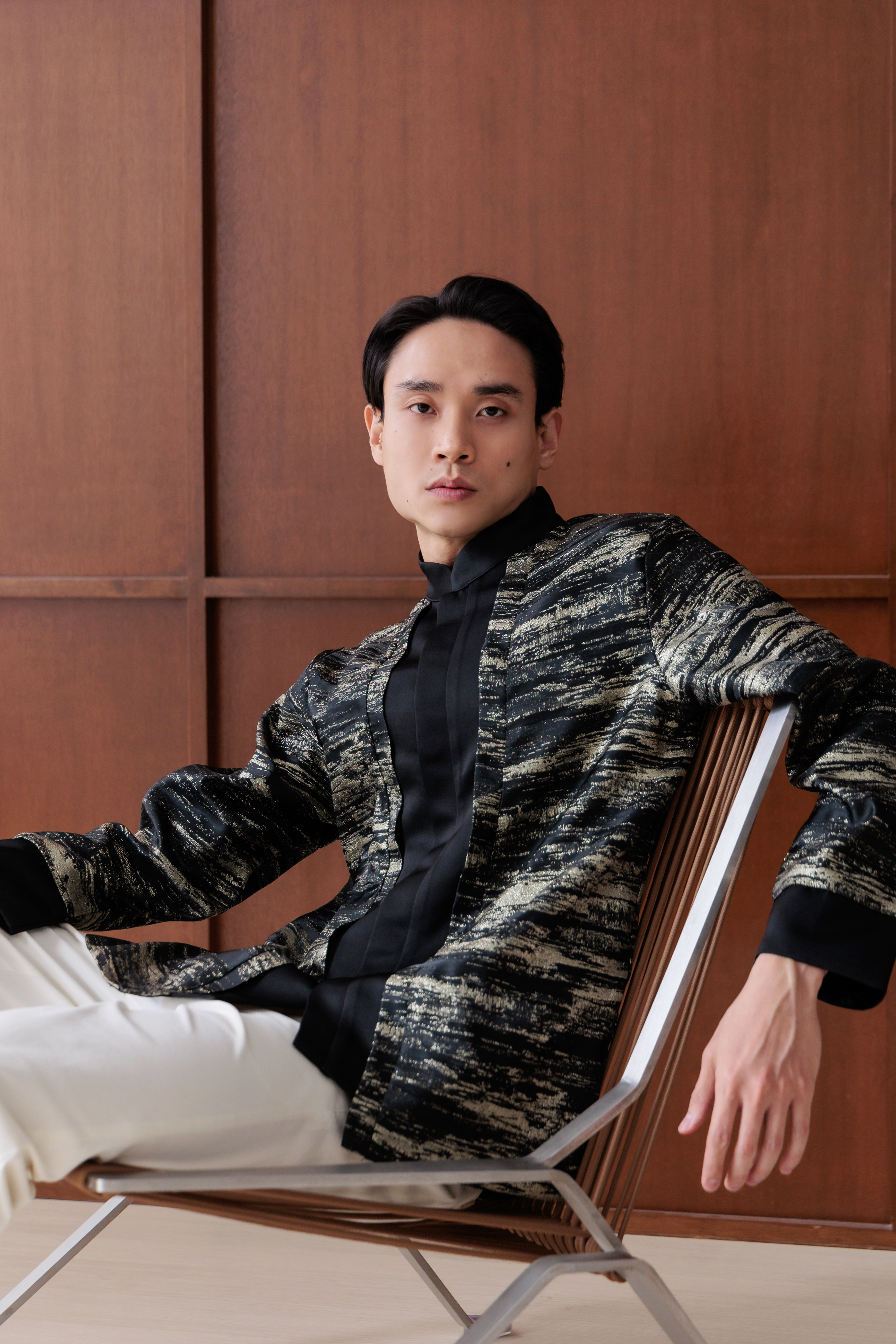 【Pre- Order】Cinematic Gold Grunge Shirt  鎏金韶华 IW007