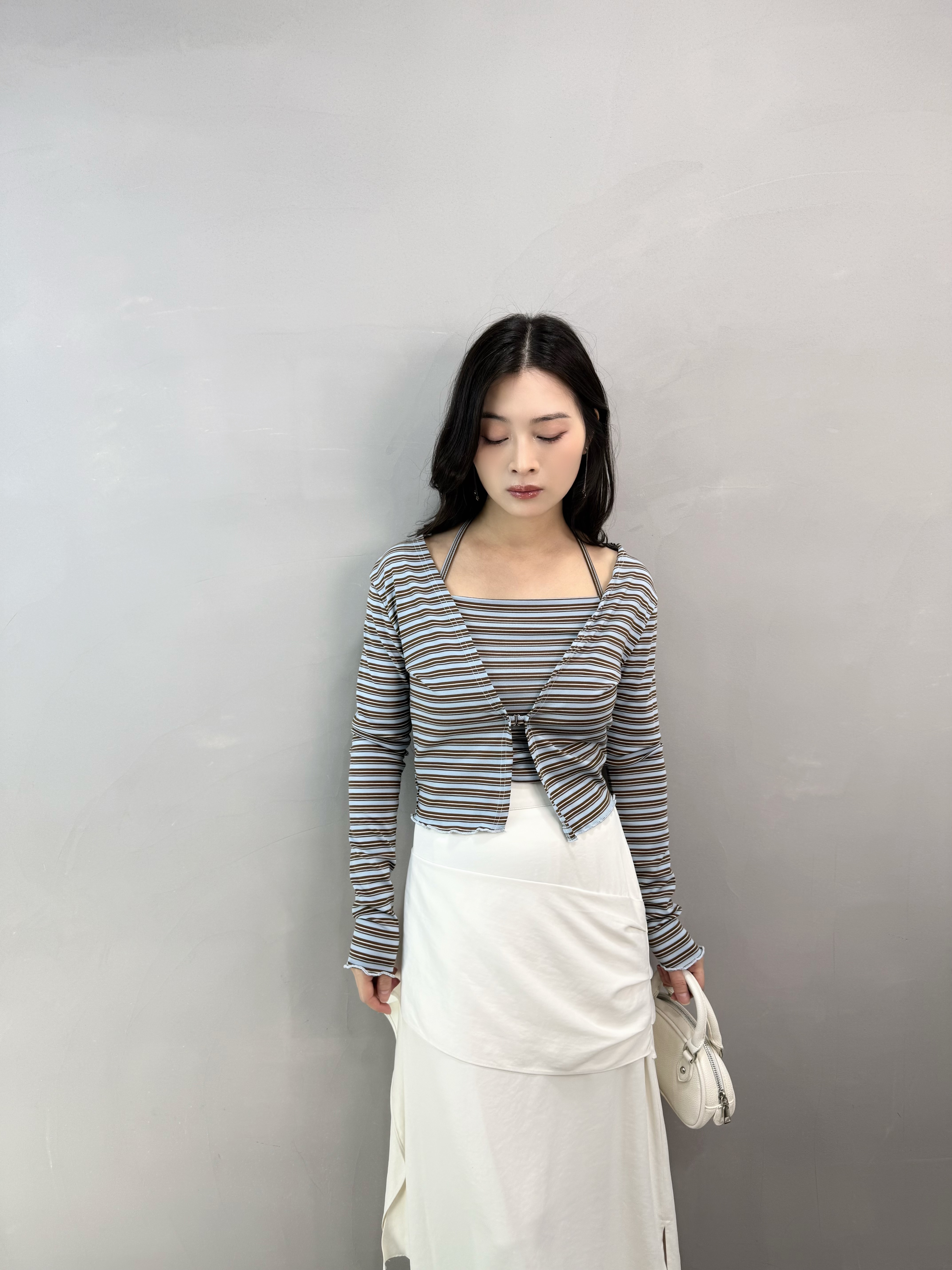 L76 橫間吊帶+外套Set