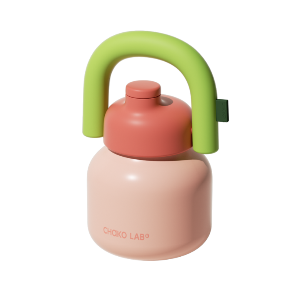 📦訂購 台灣代購 CHAKO LAB 不鏽鋼保溫拎拎壺 (悠夏甜桃)