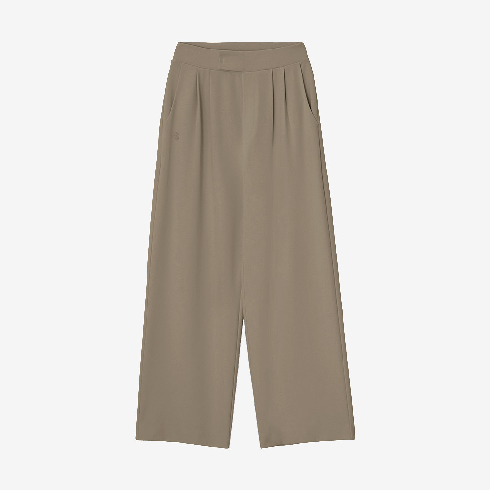 NEW Colour!!【經典西褲款x運動彈性能料】預購_FFWSPT135 All Day Move Pintuck Wide Pants (Long/Short/Basic) by front2line