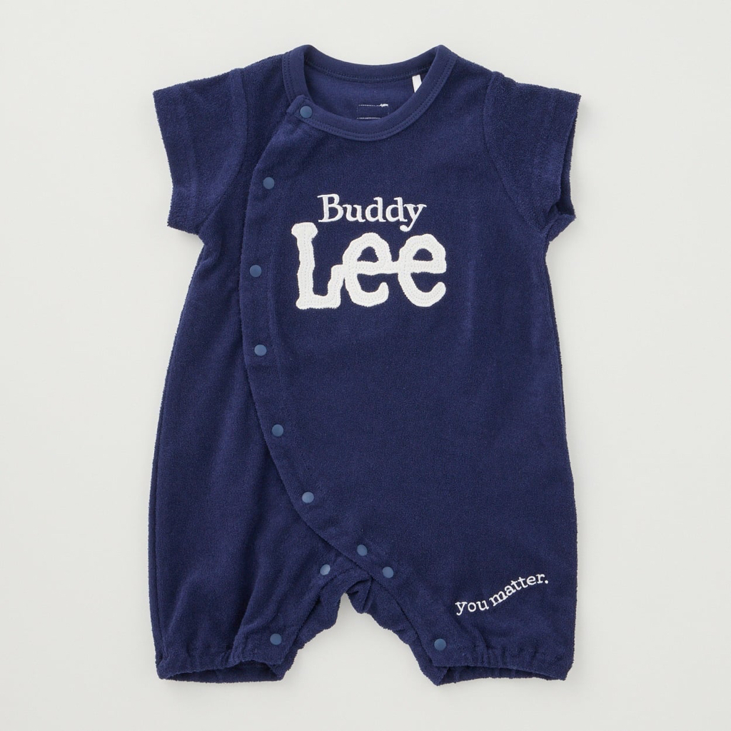 🇯🇵預訂 日本直送🇯🇵Buddy Lee 兩色標誌刺繡毛巾布短袖連身服