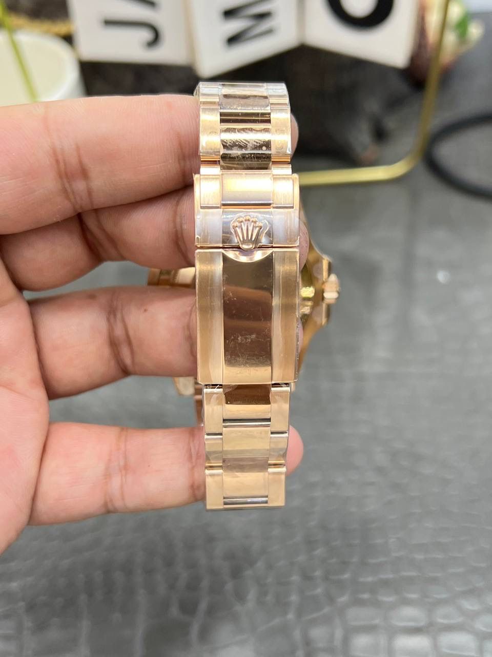 格林尼治全玫瑰金 大闸蟹3285机芯🌟