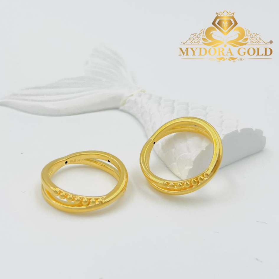 MYDORA Cincin Boba Silang (5G) l EMAS 916/22K