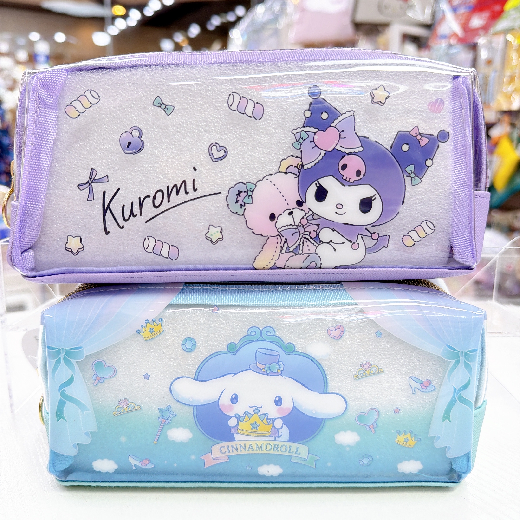 原裝行貨Sanrio  肉桂狗Kurumi雙層筆袋