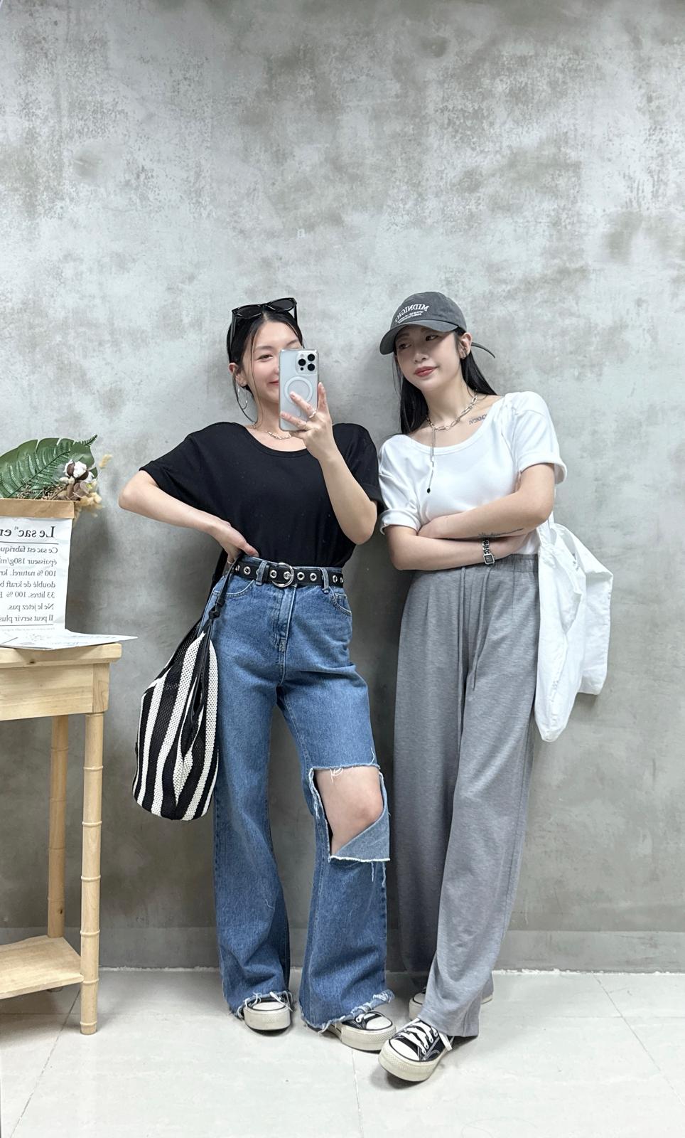 E13 夏日冰涼休閒褲