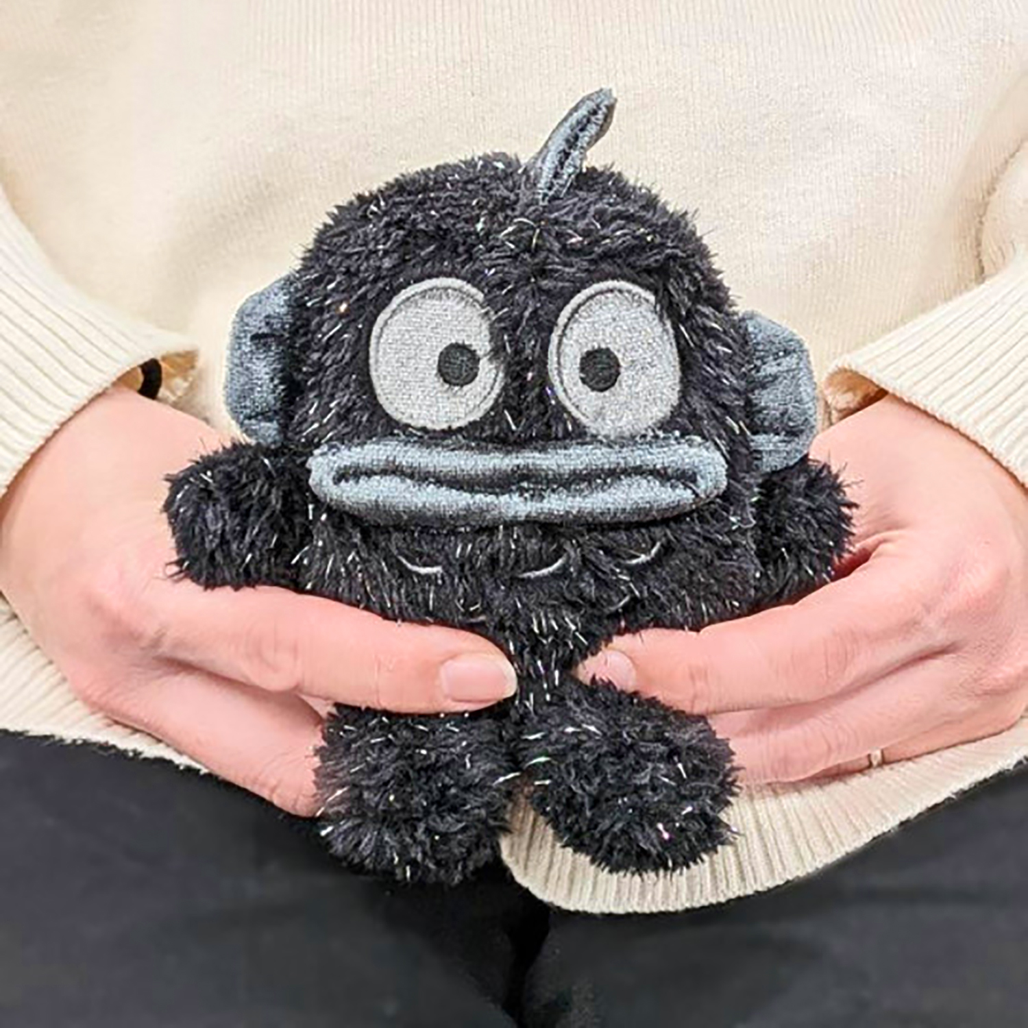 Sanrio - 黑色系列公仔掛飾 (黑色水怪款)