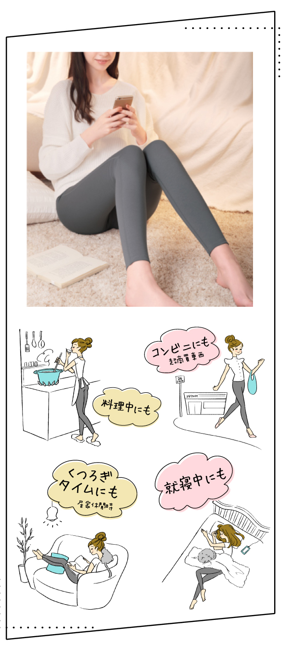 日本SLIM WALK居家美腿壓力褲