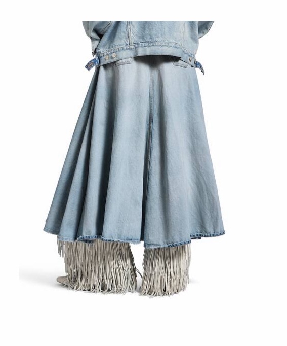 Balenciaga 女士 褶裥长裙36F FR-32 FR-34 FR-36 FR-38 FR-40码