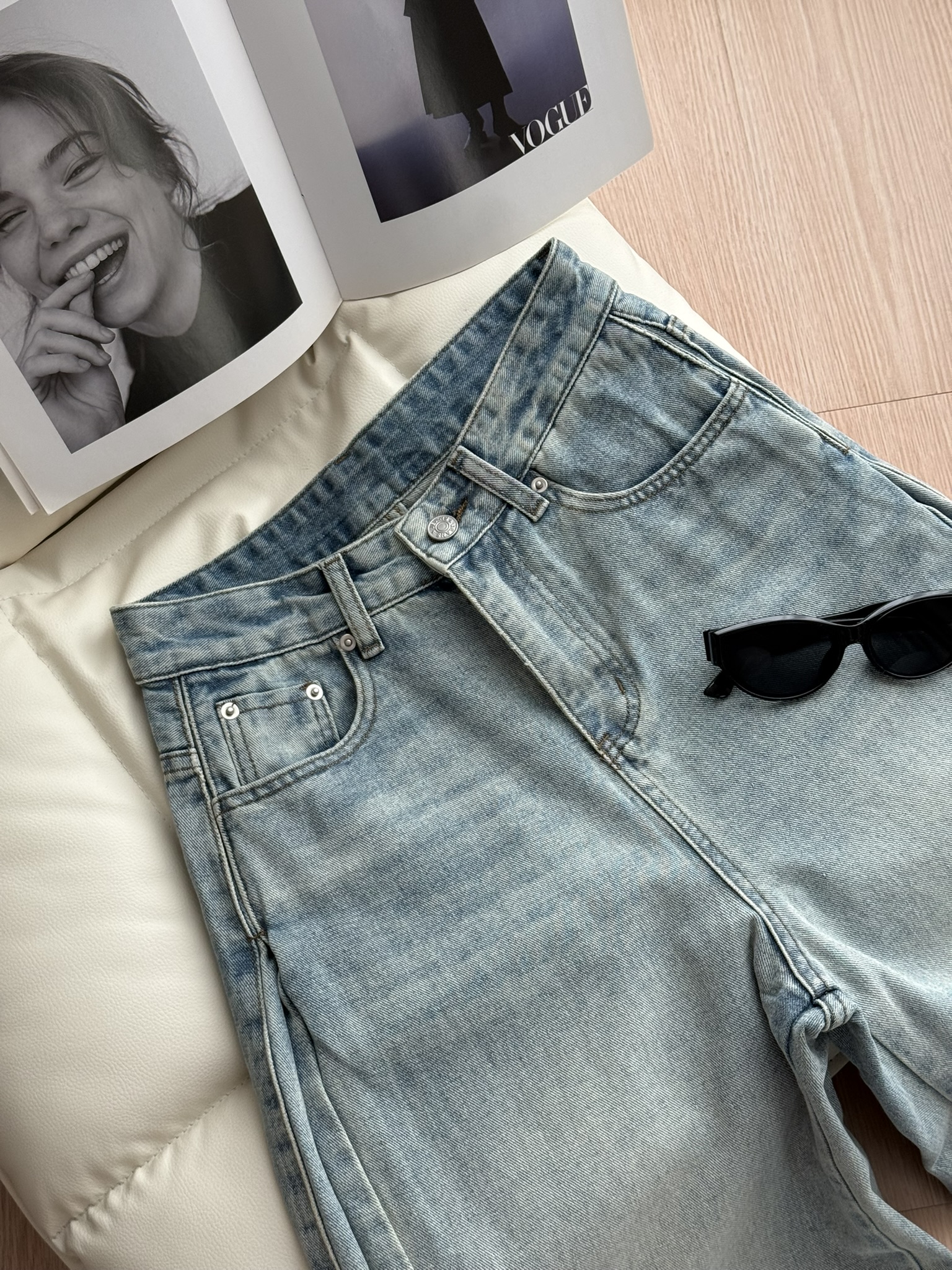 Billie Barrel Jeans | Light Blue