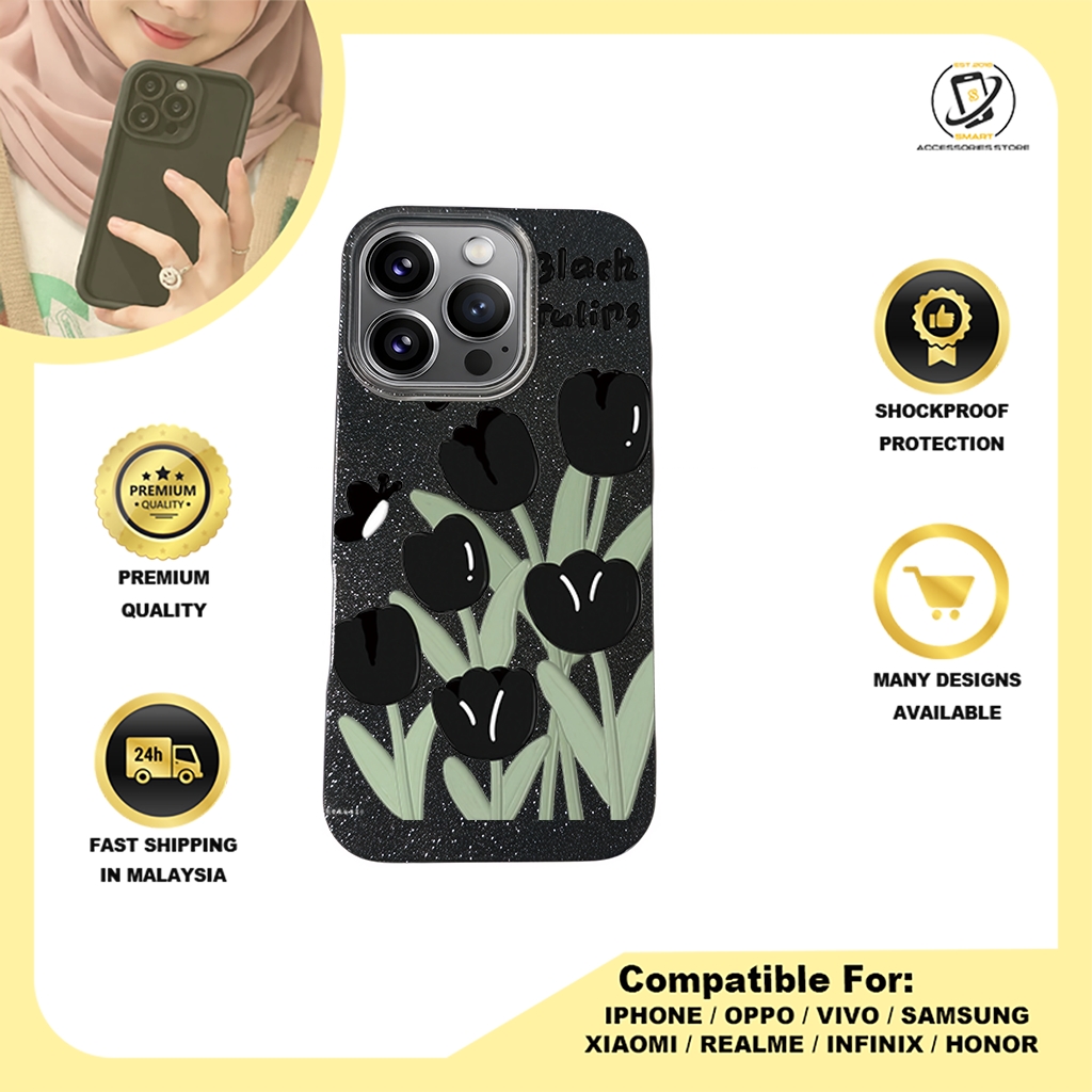 BLING CASE PHONE FOR IPHONE - DESIGN FLOWER U