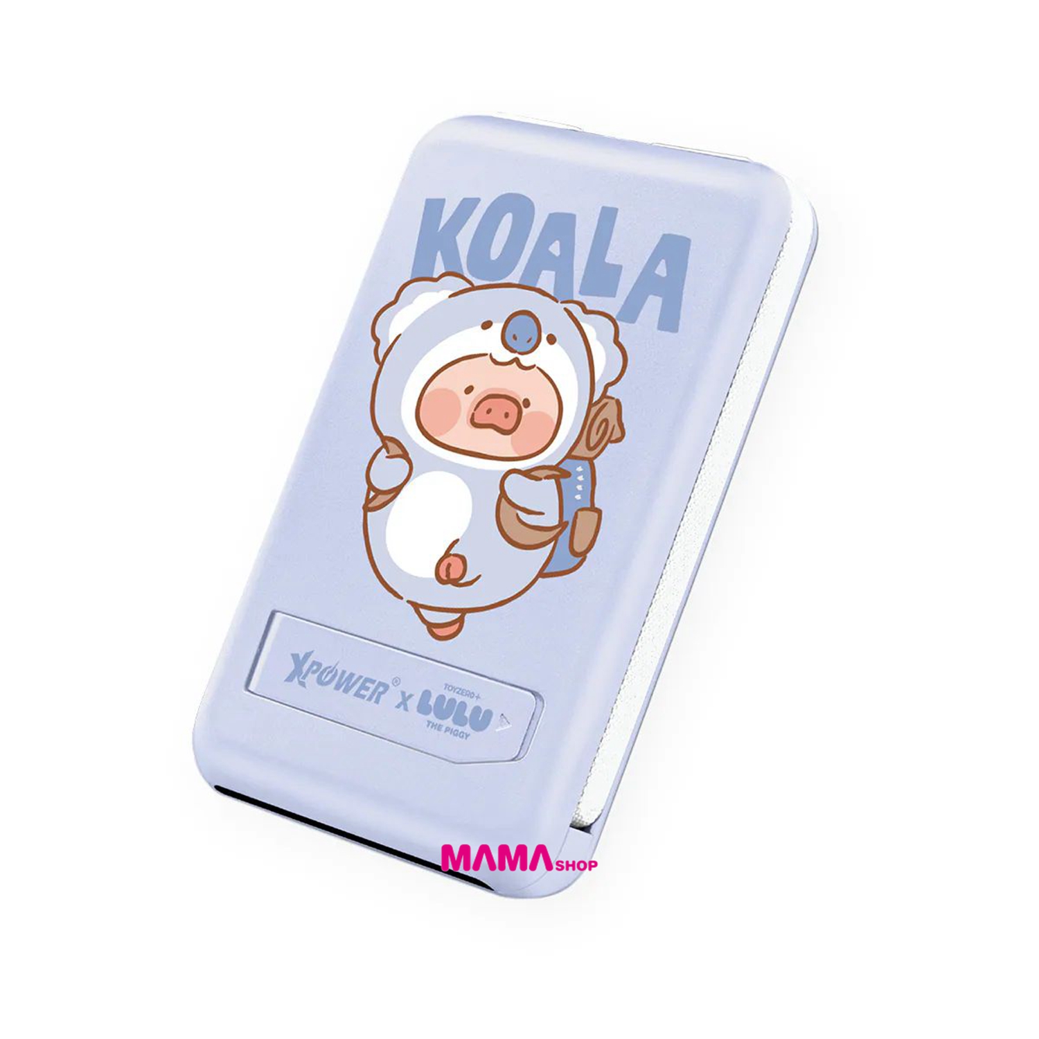 罐頭豬LuLu🐷M10C+ 6合1 10000mAh多功能迷你20W PD3.0+ 磁吸無線快充移動電源 (樹熊)