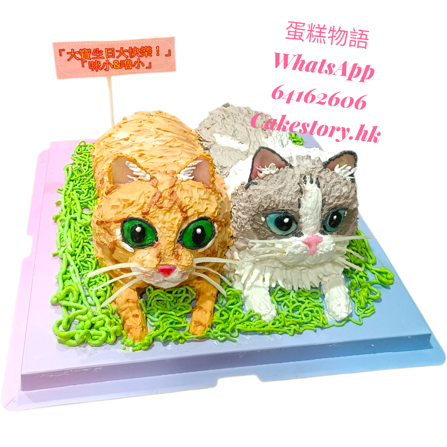N6481. 貓咪造型蛋糕