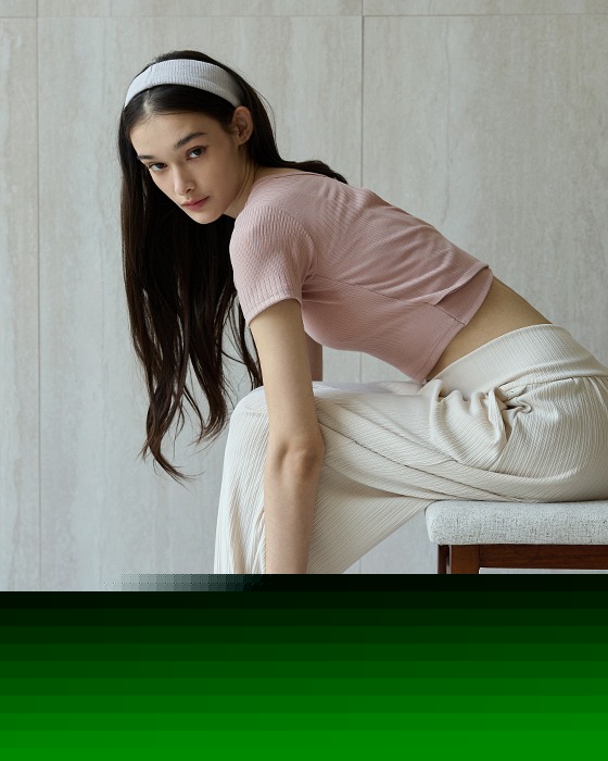 預購_DEVI-T0072Twin Golji Short Sleeves by Devi wear