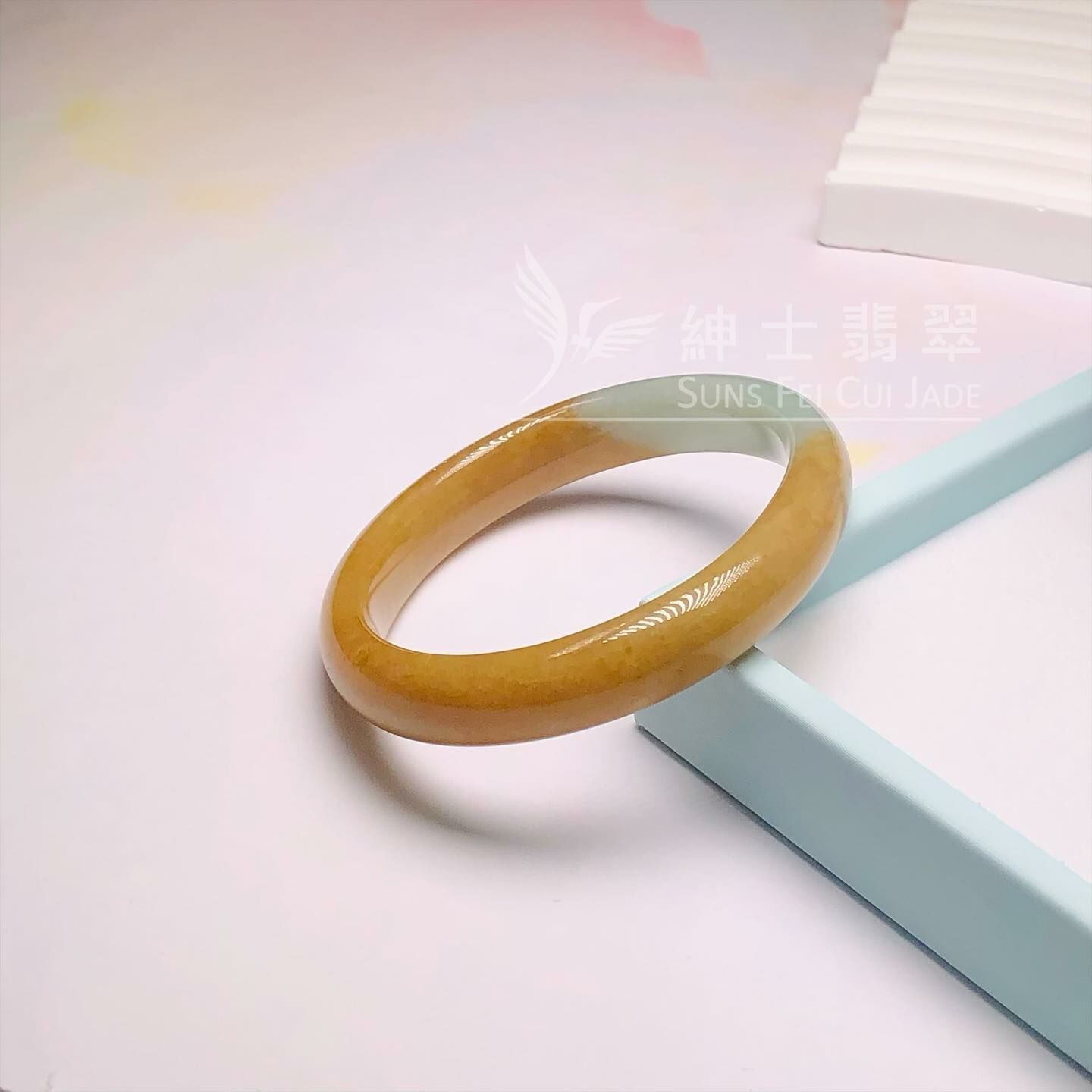 大馬坎翡色貴妃鐲53.6mm